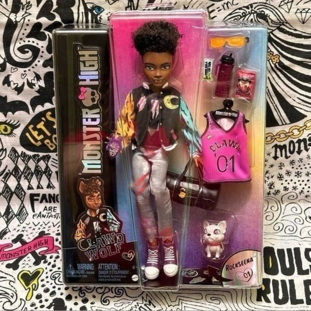 Monster High CLAW WOLF Doll Boy